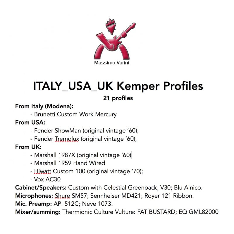 ITA_USA_UK Original Kemper Profiles from Massimo Varini - immagine 6